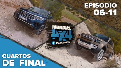 Land Rover Defender vs Volkswagen Touareg | Mundial 4×4 Diariomotor Comparativa 4×4 al límite!