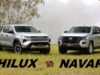 Toyota Hilux 2026 vs Nissan Navara 2026: Comparativa