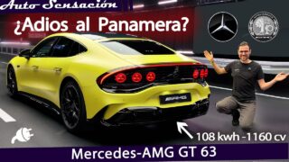 Mercedes-AMG GT 63 2026: el AMG eléctrico de 1.160 CV (VIDEO)